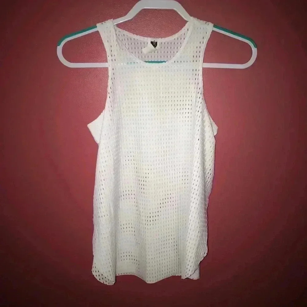 Onzie White Top Slit